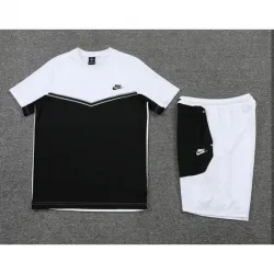 Nike Tech Fleece Άσπρο/Μαύρο Καλοκαιρινό Σέτ Nike Tech Fleece Άσπρο/Μαύρο Καλοκαιρινό Σέτ